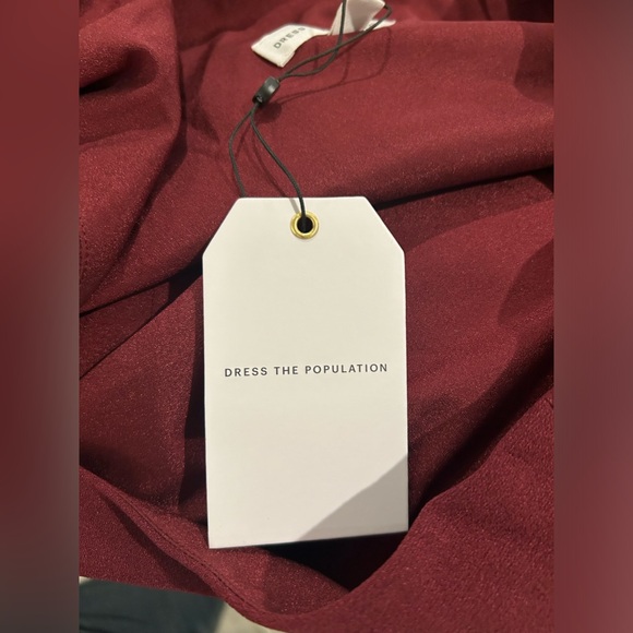 NWT Dress The Population Tiffany One Shoulder Midi Dress - size XL - Picture 6 of 6